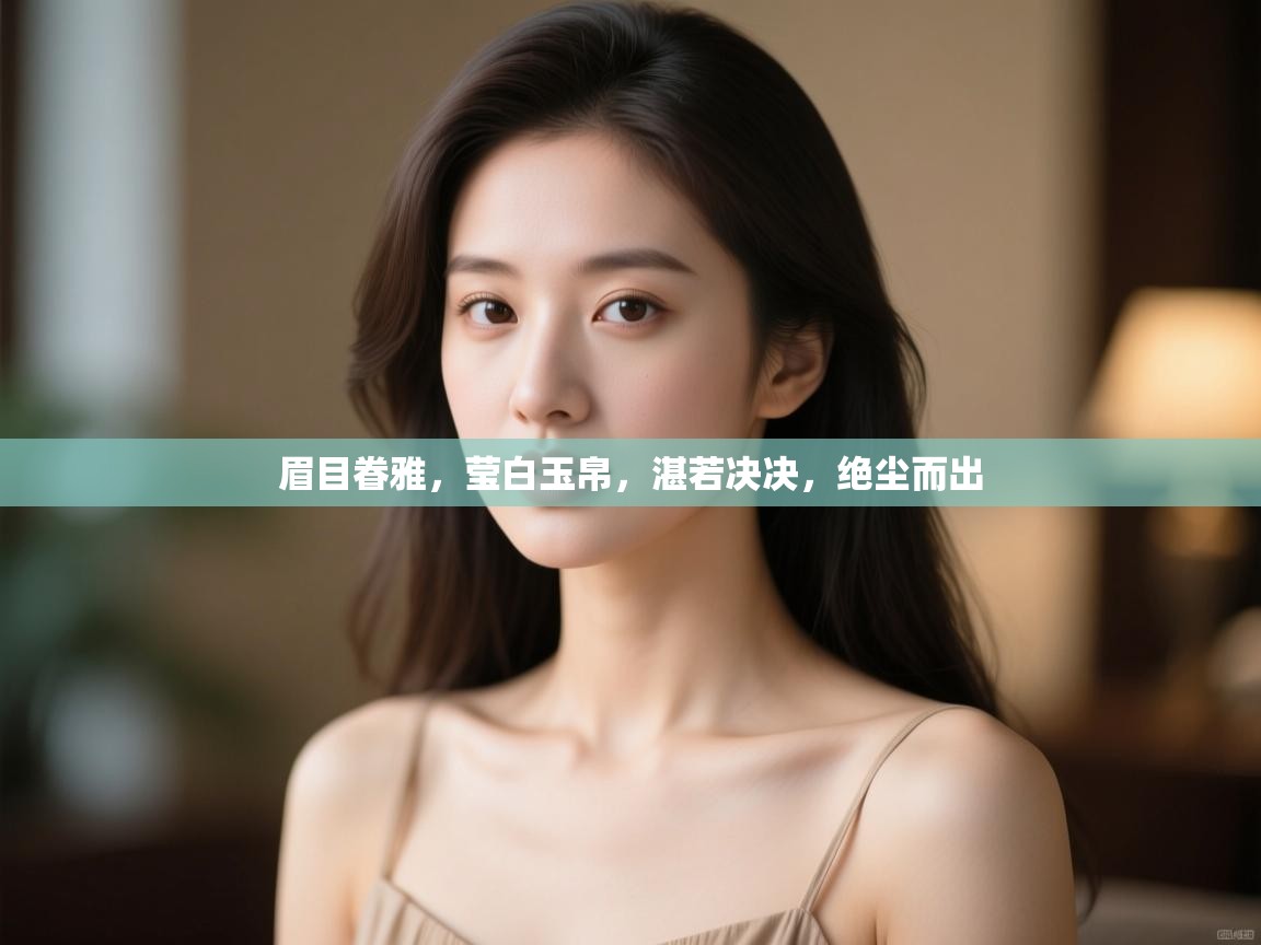 眉目眷雅，莹白玉帛，湛若决决，绝尘而出  第2张